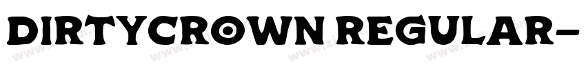 DirtyCrown Regular字体转换